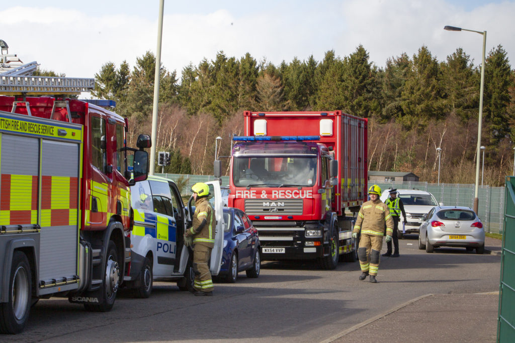 Fatality at oil service depot at Forfar's Orcharbank Industrial Estate

Pic Paul Reid