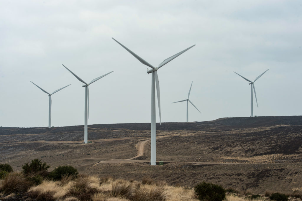 Pictures show Wind Turbines at Rothes Wind Farm, Moray. Pictures by Jason Hedges