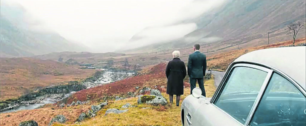 The glen was made famous by Bond film Skyfall.