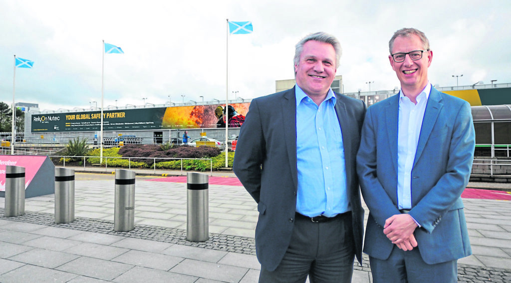 Duncan Bonner, managing director of RelyOn Nutec,left, and Torben Harring, group CEO of RelyOn Nutec