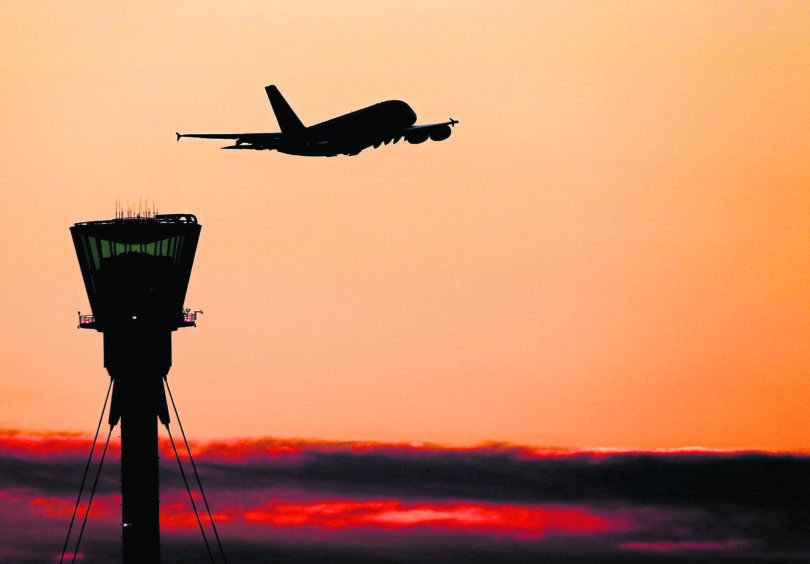 Embargoed to 0001 Monday February 22 File photo dated 19/01/16 of a plane leaving Heathrow Airport in London, as campaigners have called on David Cameron to launch a review and moratorium on controversial new flight path trials amid reports of aircraft noise blighting communities. PRESS ASSOCIATION Photo. Issue date: Monday February 22, 2016. More than 20 groups from across Britain have signed an open letter to the Prime Minister outlining their concerns about the noise impact of airspace changes. See PA story TRANSPORT Flights. Photo credit should read: Steve Parsons/PA Wire