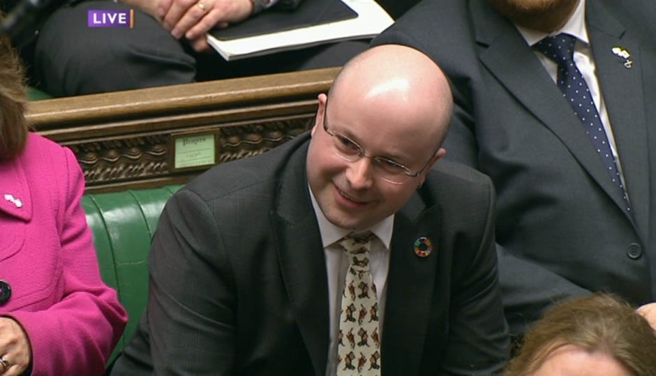 SNP MP Patrick Grady 
Picture: HOC/Universal News And Sport (Europe) 08/02/2017