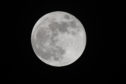 Courier News - Stock - Dundee story; test of Nikon D850 camera. Picture Shows; the rarity of a Blue Moon over Dundee, 31st January 2018
