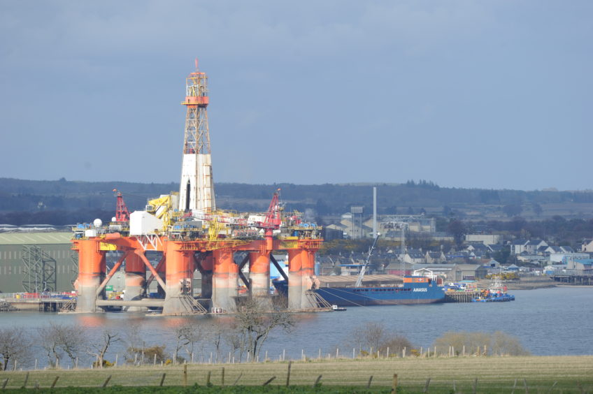 Global Energy Group’s Nigg Energy Park facility at the entrance to the Cromarty Firth.