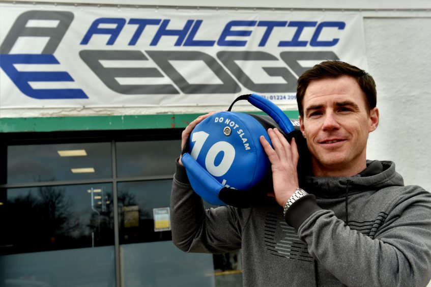 CR0008176 Athletic Edge, Springfield Road, Aberdeen. Scott Beattie at his new gym, Athletic Edge. Picture by COLIN RENNIE April 12, 2019.