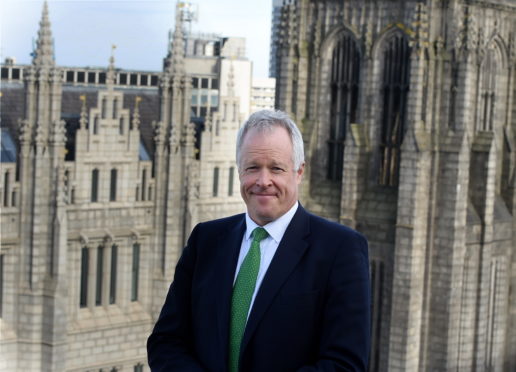Chris Sim, managing director of investment banking at Investec, pictured at AJL, Aberdeen.
Picture by Jim Irvine
