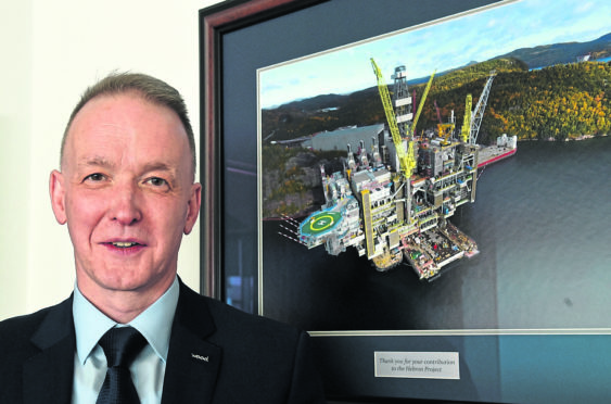 Chief executive, Robin Watson at Wood PLC, Justice Mill Lane, Aberdeen.
Picture by Jim Irvine 9-5-19