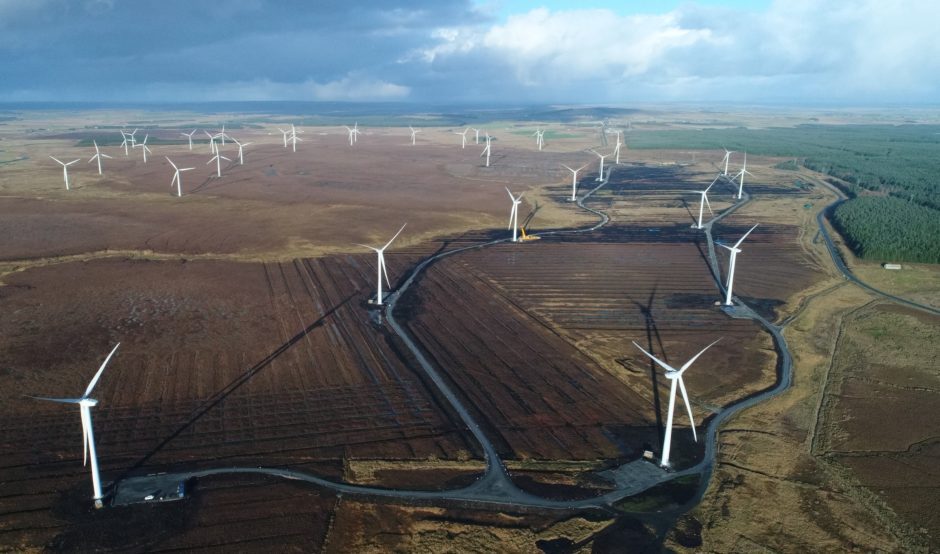 RWE's Bad a Cheo Wind Farm in Scotland.