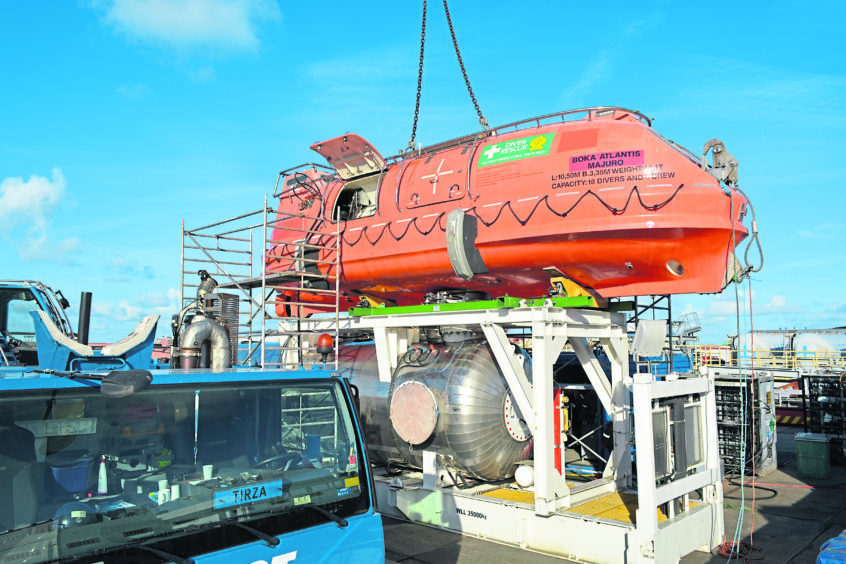 Vital: JFD has supported North Sea diving contractors for many years