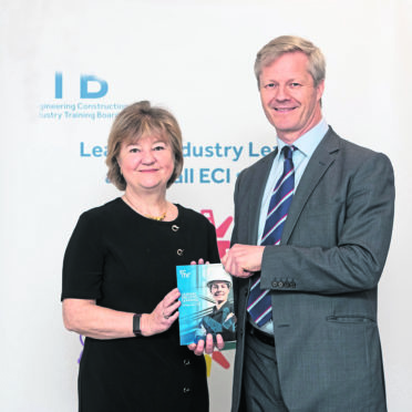 COMMITTED: ECITB chief executive Chris Claydon and ECITB chair Lynda Arstrong
