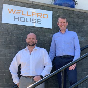 Wellpro Group operations director Grant Forsyth (left) and CEO Jim Thomson.