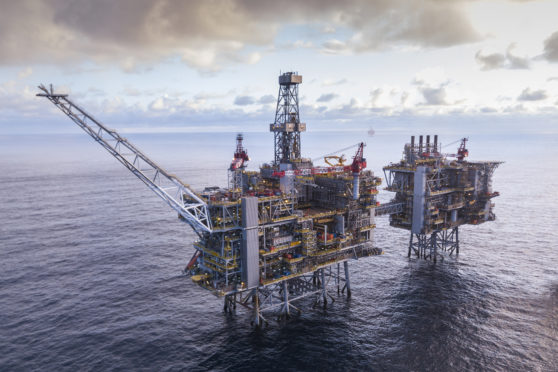 BP's Clair Rige platform in West of Shetland area