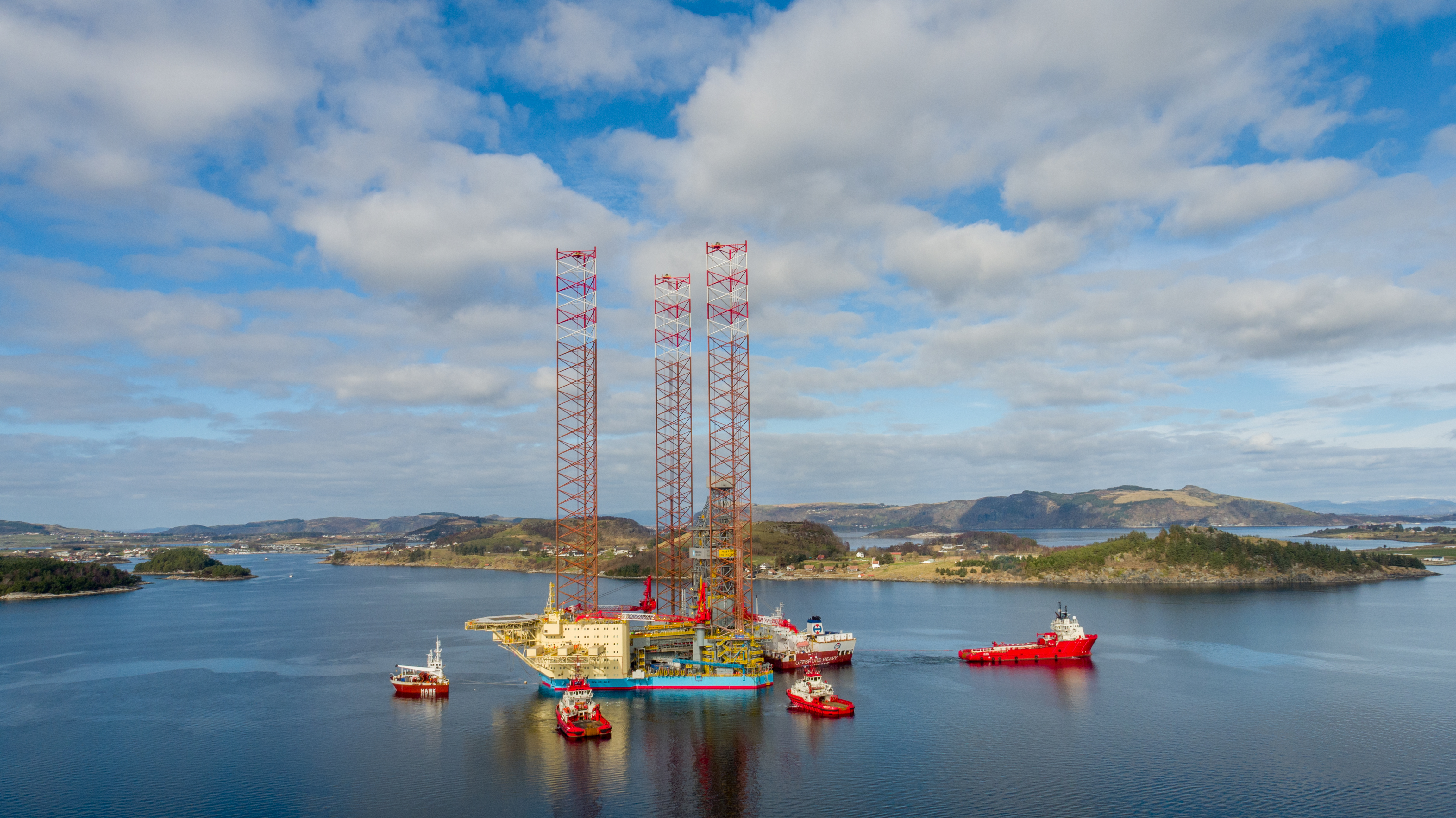 The Maersk Invincible drilling rig