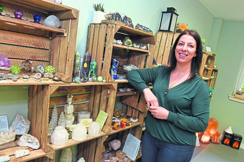 health benefits: Emma Ross at the Urban Wellness Hub in Bridge of Don. Photograph by Colin Rennie