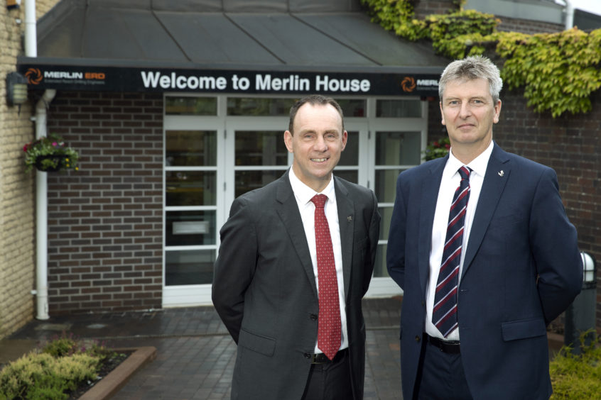 Ian Hutchison (left) and Ron Ramage of Merlin ERD in Perth
Picture by Graeme Hart.