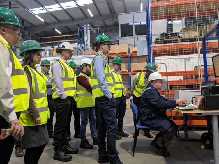 YP Committee members and young professionals attending a Tech Tour.