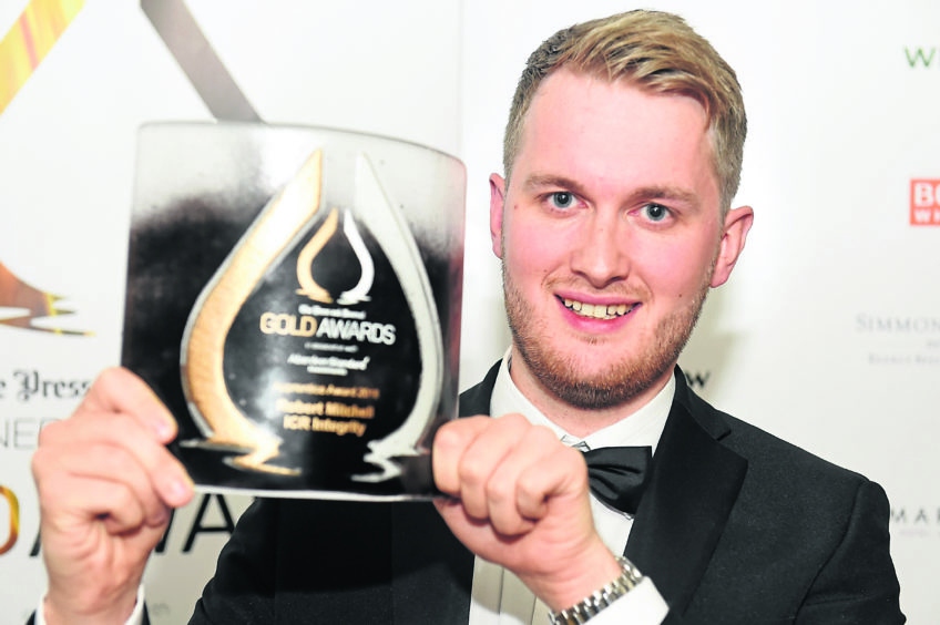 Robert Mitchell of ICR took home last year's Apprentice Award.