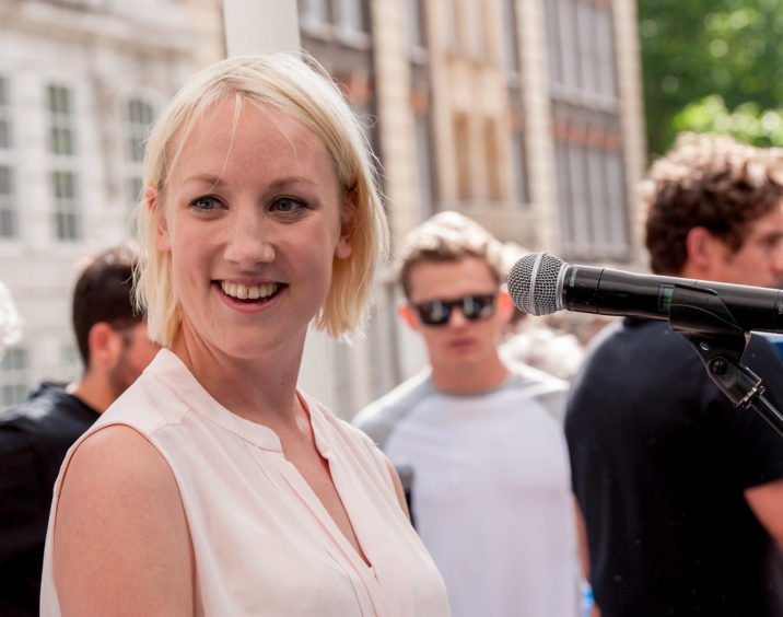 RenewableUK's Emma Pinchbeck ©Stonehouse Photographic/WWF-UK