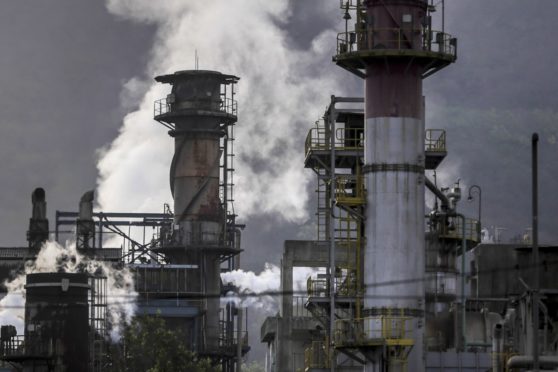 An Oil and Natural Gas Corporation Ltd., (ONGC) plant at Uran, India, on Monday, May 27, 2019. Photographer: Dhiraj Singh/Bloomberg