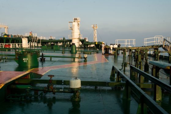 Inside Devon, the oil tanker that is headed to Kharq Island to transport crude oil to India.23 March 2018