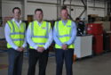 Photo caption (Left to Right): Mark Fraser – CEO, Mark Cowieson – Services Director, Oteac Ltd and Gareth Forbes - CFO