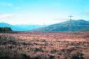 Pylons and Power cables traversing the Scottish Landscape.