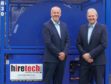 Hiretech managing director Keith Mackie (left) and chief executive Andy Buchan.