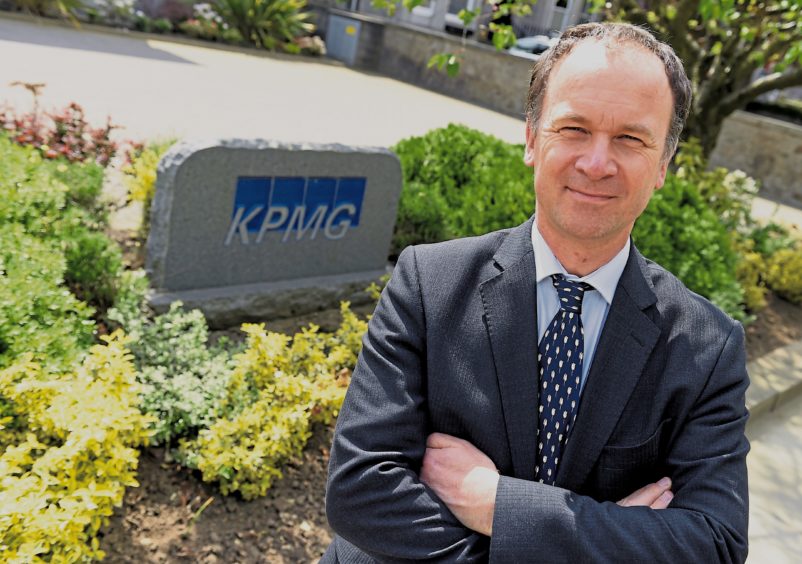 Martin Findlay, office senior partner, outside KPMG's old digs in Aberdeen.