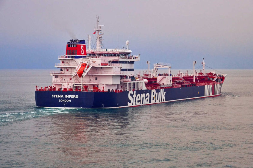 SEIZED: Iran’s Revolutionary Guard has been holding the UK-flagged oil tanker Stena Impero since July 19