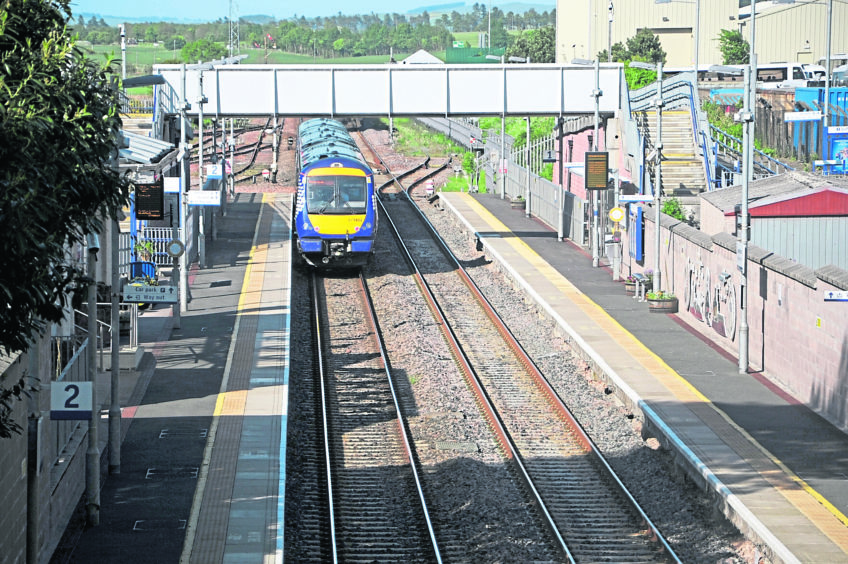 rail hub: Laurencekirk station on the East Coast mainline reopened in May 2009 and now experiences 200% more footfall than was initially projected