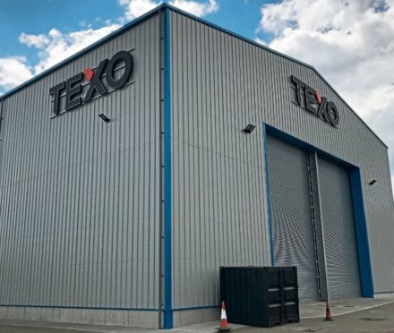 The new Texo dockside facility at Port of Blyth