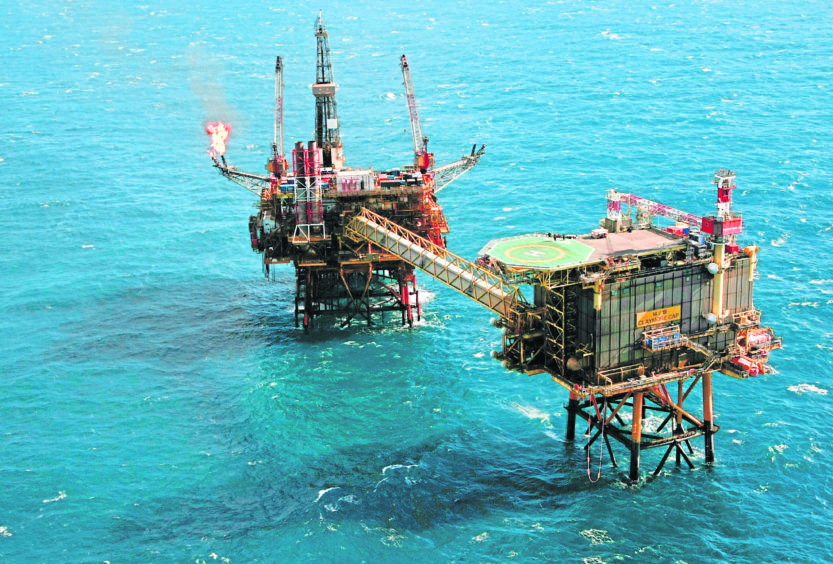 The Claymore Platform in the North Sea