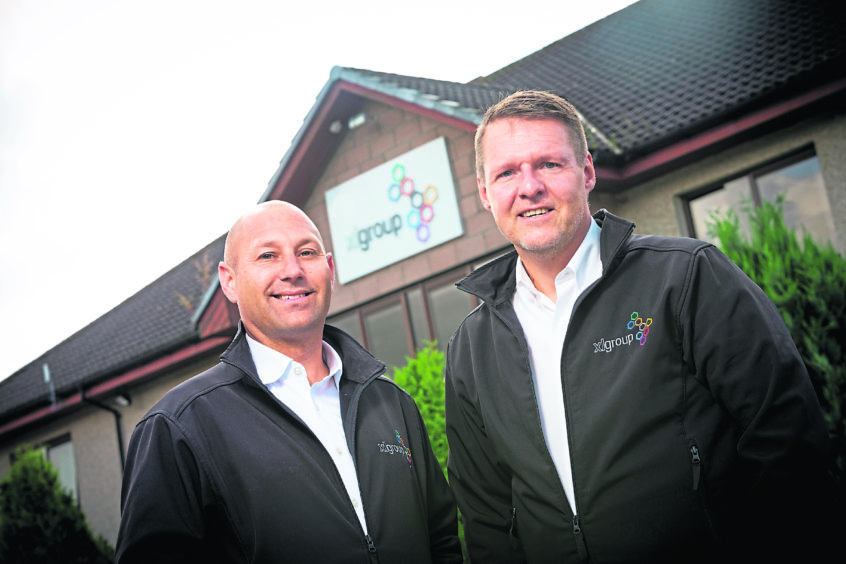 Richard Dodunski (left) and Mike Fergusson at XL Group HQ.