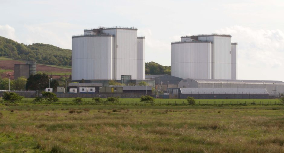 Hunterston B power station in Ayrshire.