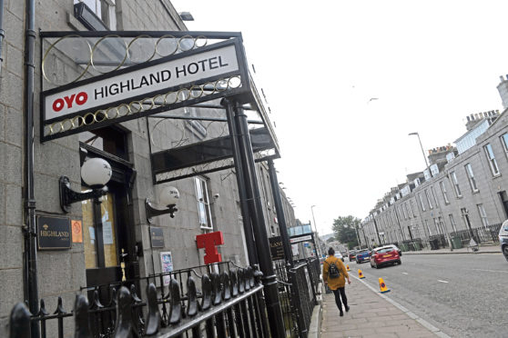 The Highland Hotel on Crown Street closed in January due to the oil downturn.