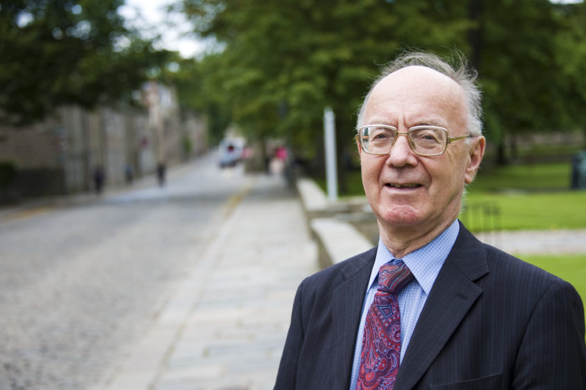Professor Alex Kemp, petroleum economist at Aberdeen University
