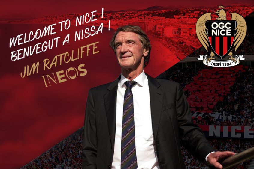 Britain's richest person Jim Ratcliffe, the founder of the INEOS Chemicals company. PIC: OGC Nice