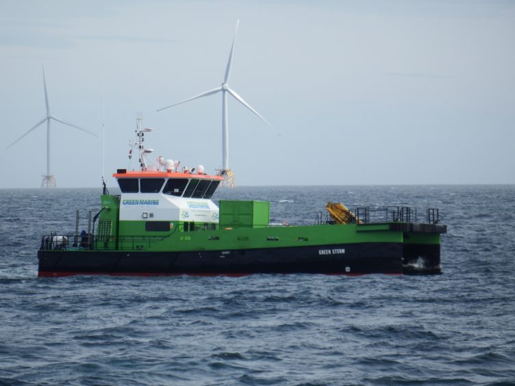 The Green Storm vessel
