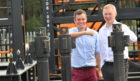 From left, Andy Black, head of UK operations and  Murdo Macleod, UK managing director, at WellGear's new facility in Drumoak.
Pic by Chris Sumner.