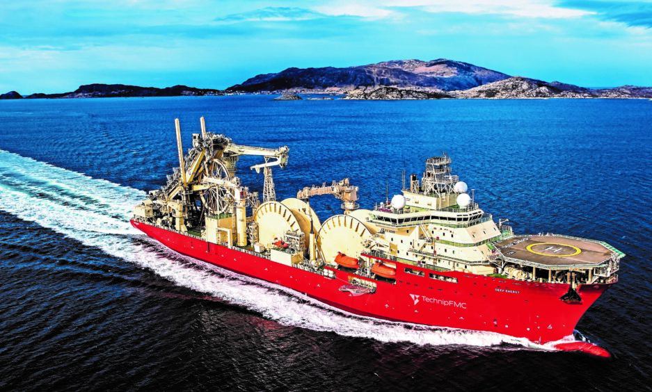 The Deep Energy, TechnipFMC's state-of-the-art pipelay vessel