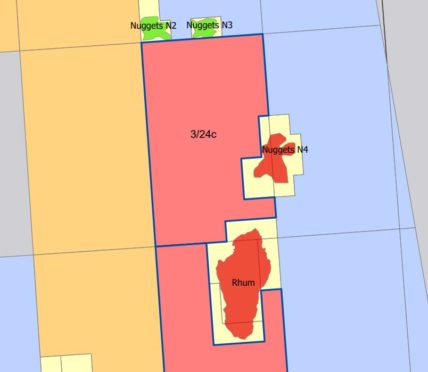 Blocks 3/24c and 3/29c near Rhum are up for grabs.
