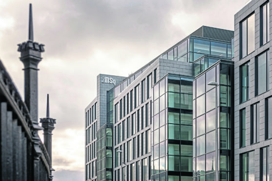 GOING UP IN THE WORLD: EY – formerly Ernst and Young – will occupy the fourth floor of 2MSq in the city’s Marischal Square development