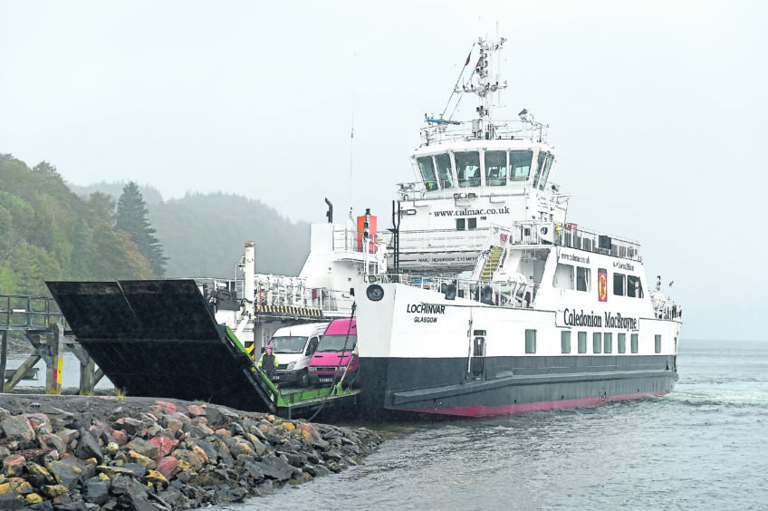 FRONTRUNNER: The MV Lochinvar uses a low-carbon hybrid system