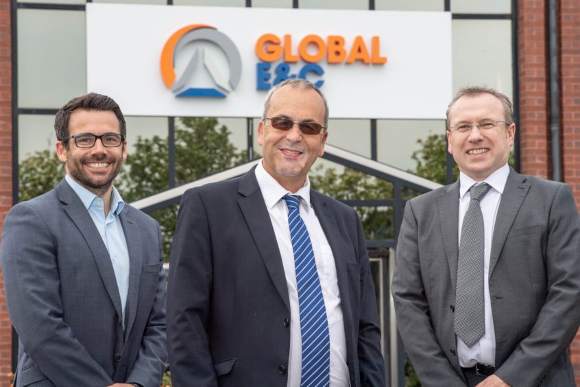 Global E&C Corporate Development Director, Terry Allan - Global Energy Group Chairman, Roy MacGregor and Global E&C Managing Director, Derek Mitchell