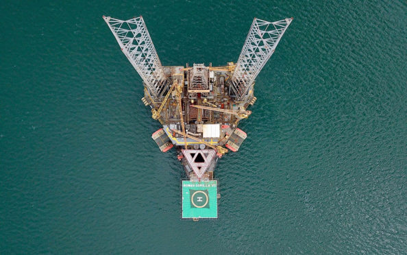 The Rowan Gorilla VI will drill four wells for the Seagull project.