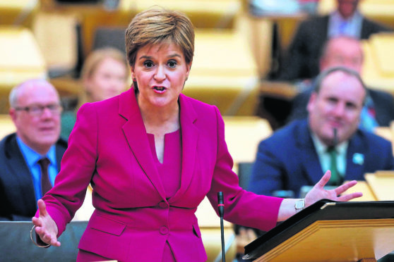 First Minister Nicola Sturgeon MSP announced the Scottish Governments Programme for Government 2019-20 at the Scottish Parliament