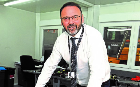 Texo Group managing director Robert Dalziel being interviewed in advance of Offshore Europe, picture taken at Westhill. Picture by Jim Irvine.