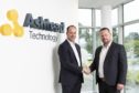 : Ashtead Technology CEO Allan Pirie with UCS general manager Fraser Collis