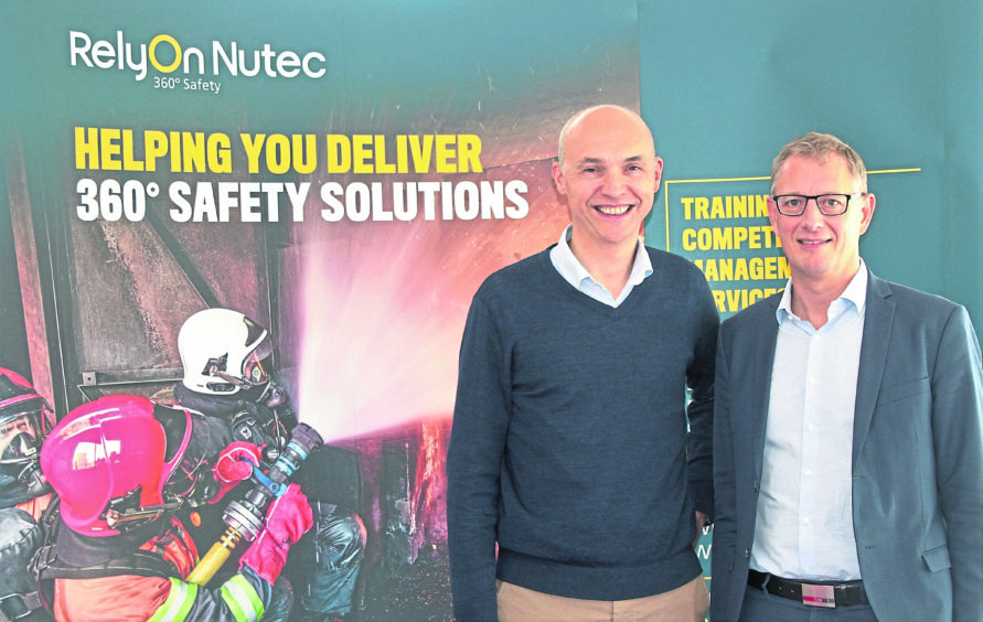 RelyOn Nutec. New MD Bob Donnelly (left) and Torben Harring, group CEO