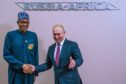 Putin and Buhari talk in Sochi